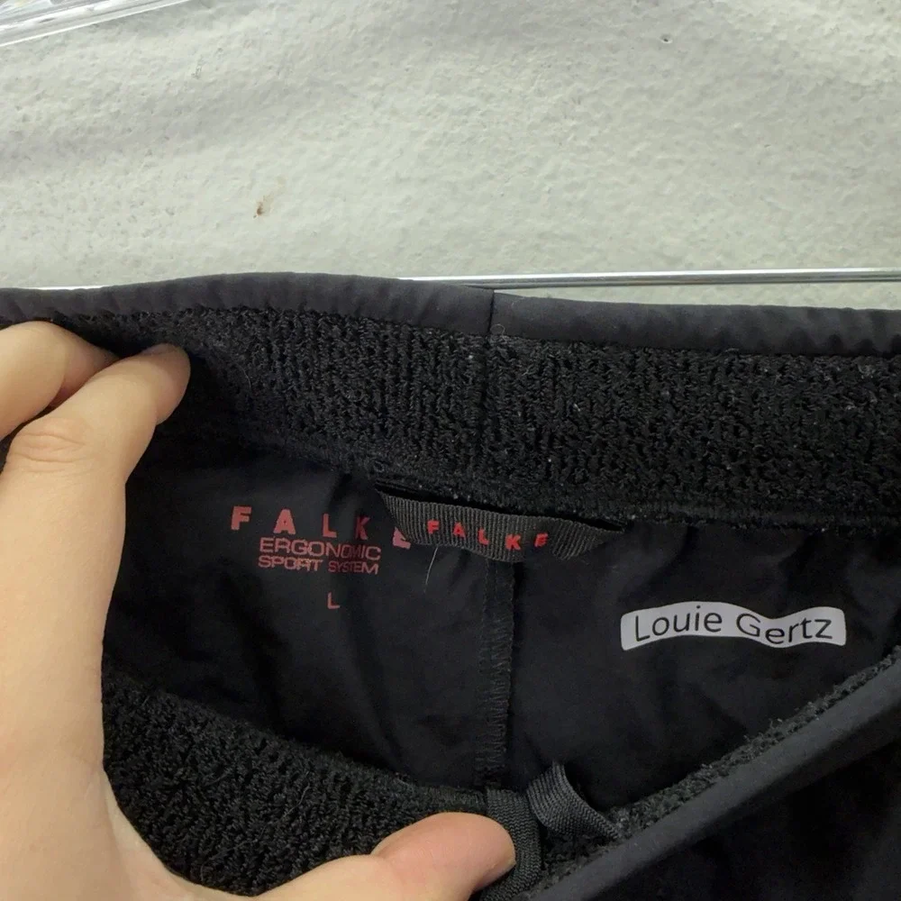 FALKE Ergonomic Sport System Men's Running Shorts Large Black 4.5